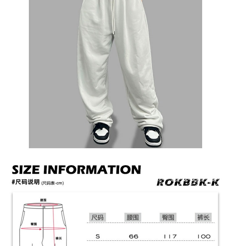 ROKBBK-K/Rokbbk-K Street Dance Fashion Brand Solid Color Jazz DancejazzDancing Trousers Women's American Style Hip Hop Casual Pants