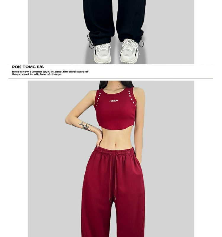 ROKBBK-K/Rokbbk-K Street Dance Fashion Brand Jazz DancejazzMulticolor Dancing SuithiphopWomen's Sports Trousers