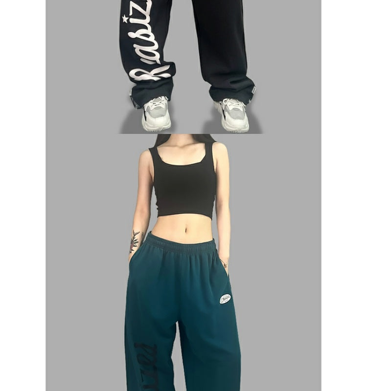 ROKBBK-K/Rokbbk-K Street Dance Fashion Brand Multicolor JazzhiphopTrack Sweatpants Female DancingjazzFashionable Trousers