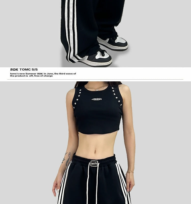 ROKBBK-K/Rokbbk-K Street Dance Fashion Brand BarsjazzJazz SporthiphopWomen's Dancing Pants Suit Tide