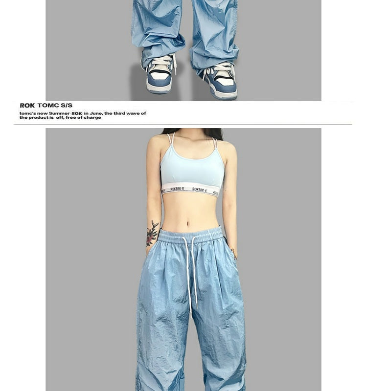 ROKBBK-K/Rokbbk-K Street Dance Fashion Brand Multi-Color DancingjazzQuick-Drying Sports JazzhiphopWomen's Trousers