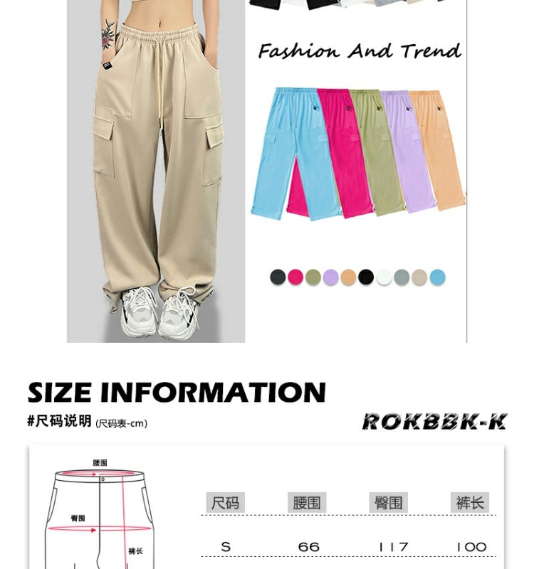 ROKBBK-K/Rokbbk-K Street Dance Fashion Brand Multi-Color Jazz DancehiphopPants Women's SportsjazzDancing costume