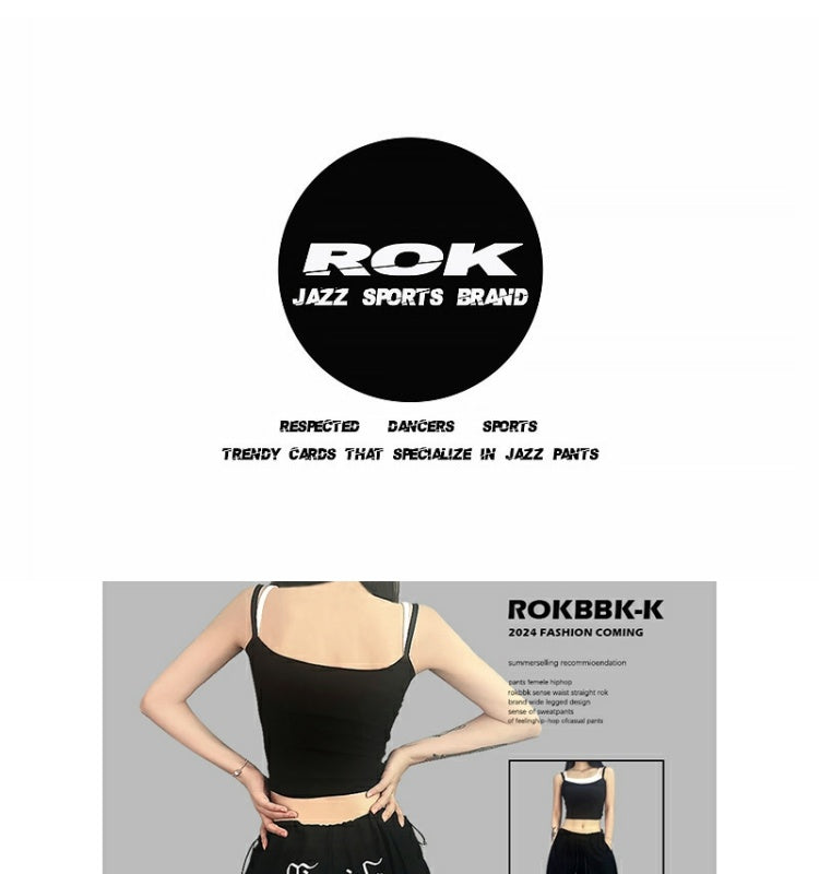 ROKBBK-K/Rokbbk-K Street Dance Fashion Brand Summer Quick-Drying JazzhiphopTrousers Dancing SportsjazzWomen's Pants