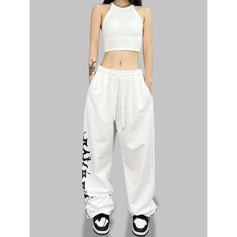 ROKBBK-K/Rokbbk-K Street Dance Fashion Brand JazzhiphopWomen's Printed Trousers on the RightjazzSports Dancing Pants