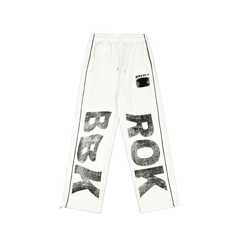 ROKBBK-K/Rokbbk-K Hip Hop Fashion Brand Loose Hip Hop American Jazz Dance Trousers Women's CasualjazzSports Pants