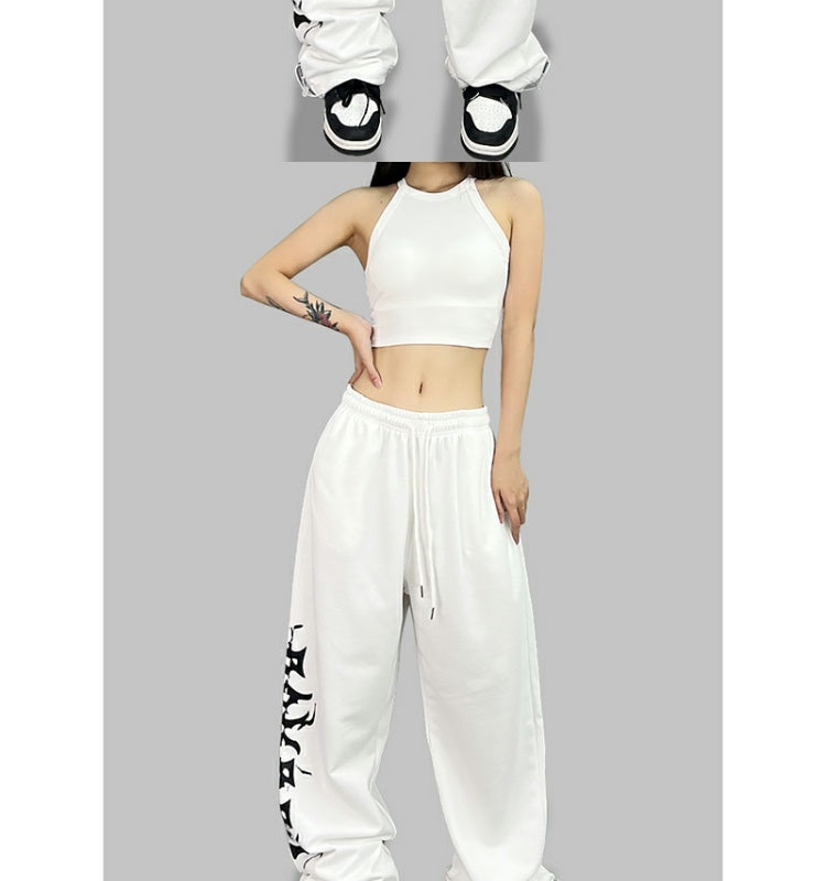 ROKBBK-K/Rokbbk-K Street Dance Fashion Brand JazzhiphopWomen's Printed Trousers on the RightjazzSports Dancing Pants