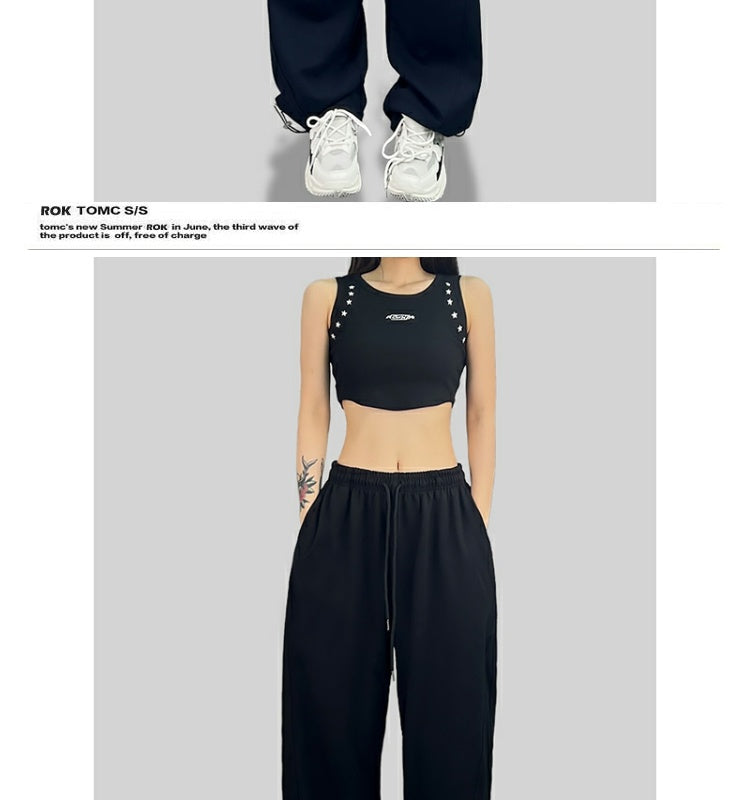 ROKBBK-K/Rokbbk-K Street Dance Fashion Brand Jazz DancejazzMulticolor Dancing SuithiphopWomen's Sports Trousers