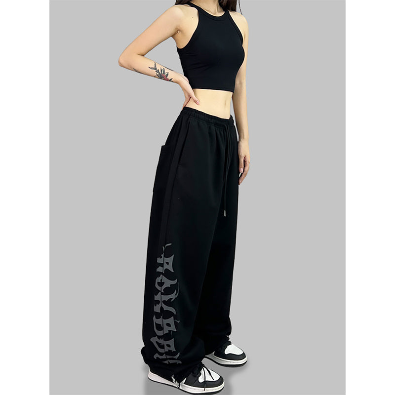 ROKBBK-K/Rokbbk-K Street Dance Fashion Brand JazzhiphopWomen's Printed Trousers on the RightjazzSports Dancing Pants