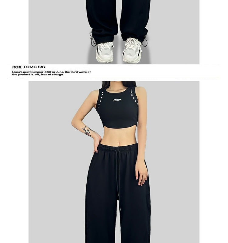 ROKBBK-K/Rokbbk-K Street Dance Fashion Brand Jazz DancejazzMulticolor Dancing SuithiphopWomen's Sports Trousers