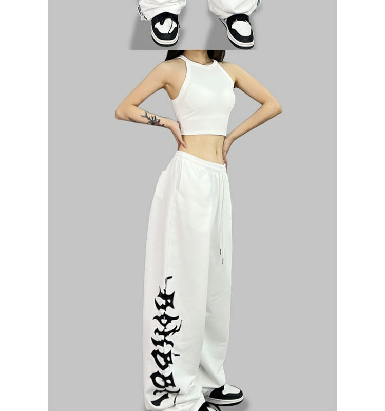 ROKBBK-K/Rokbbk-K Street Dance Fashion Brand JazzhiphopWomen's Printed Trousers on the RightjazzSports Dancing Pants