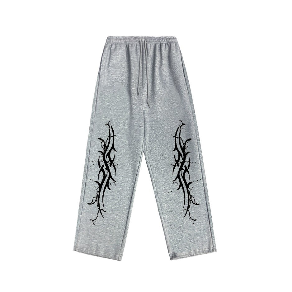 ROKBBK-K/Rokbbk-K Street Dance Fashion Brand JazzhiphopWomen's Four-Piece Printed Dancing TrousersjazzSports Pants