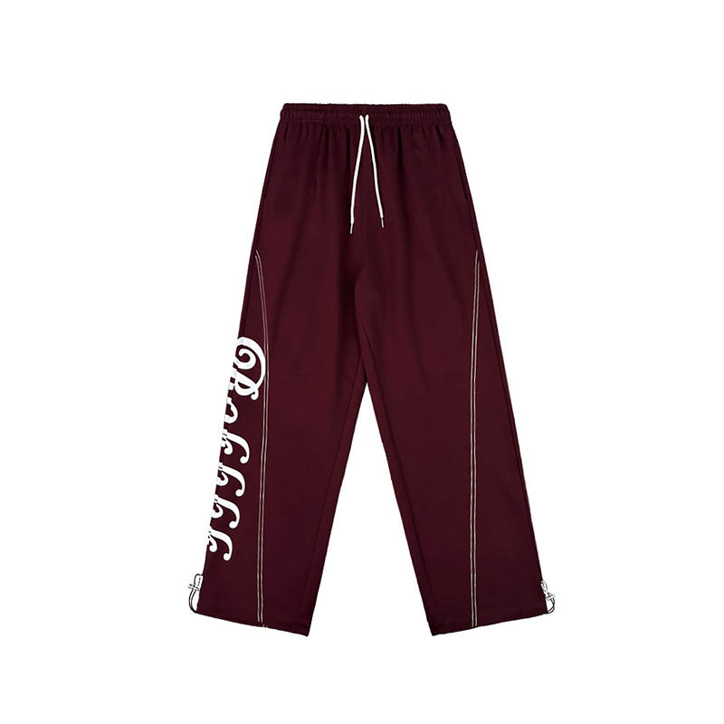 ROKBBK-K/Rokbbk-K Street Dance Fashion Brand Cinnabar Red Jazz DancejazzDancing Pants Hip Hop Sports Women's Suit