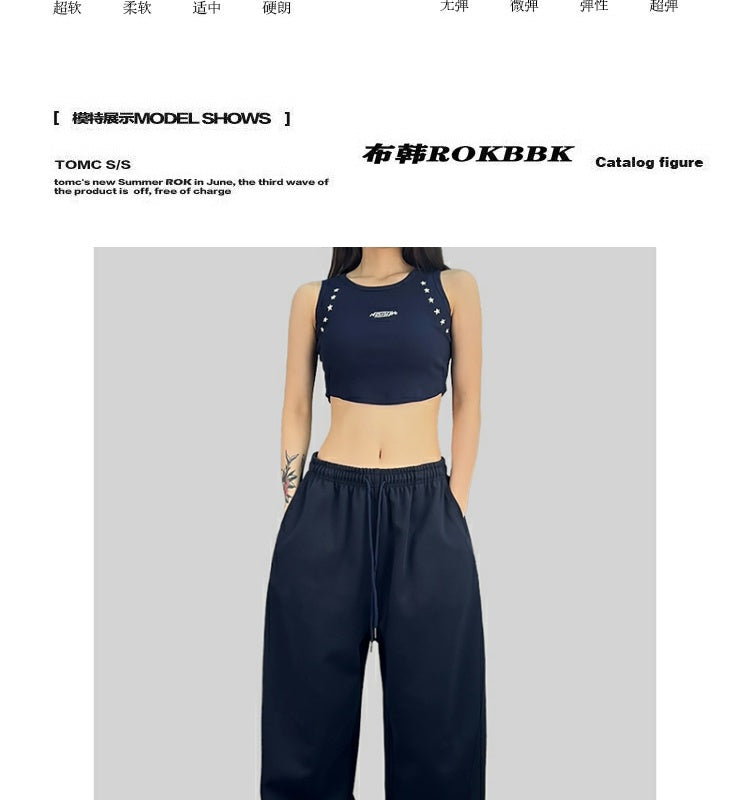 ROKBBK-K/Rokbbk-K Street Dance Fashion Brand Jazz DancejazzMulticolor Dancing SuithiphopWomen's Sports Trousers