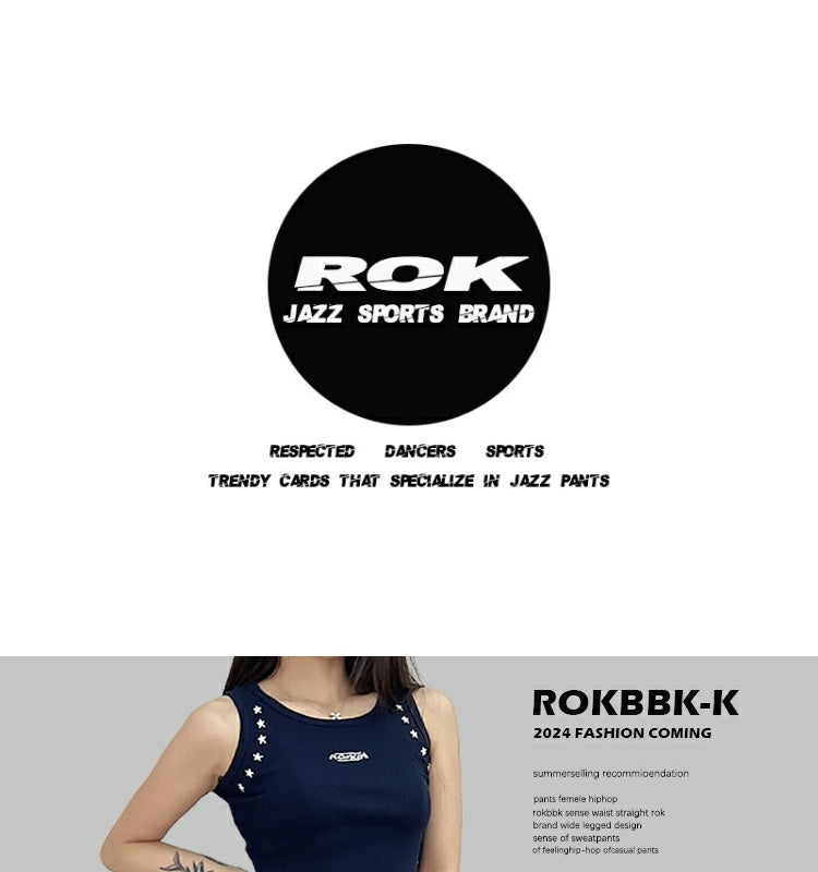 ROKBBK-K/Rokbbk-K Street Dance Fashion Jazz SportshiphopWomen's Trousers BarsjazzDancing Suit Tide