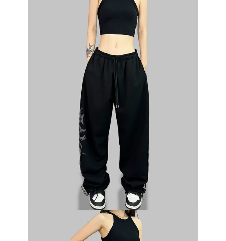 ROKBBK-K/Rokbbk-K Street Dance Fashion Brand JazzhiphopWomen's Printed Trousers on the RightjazzSports Dancing Pants