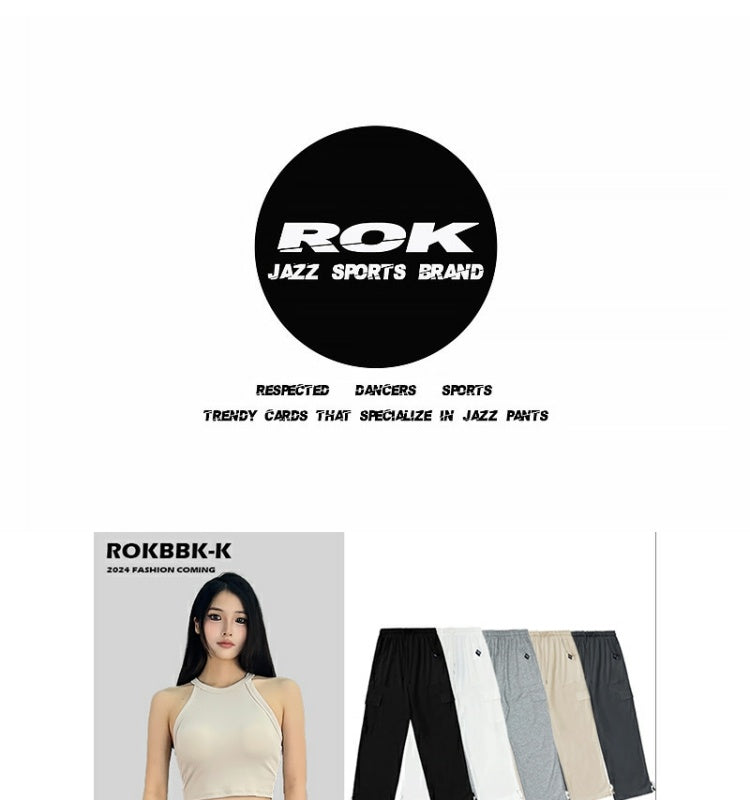 ROKBBK-K/Rokbbk-K Street Dance Fashion Brand Multi-Color Jazz DancehiphopPants Women's SportsjazzDancing costume