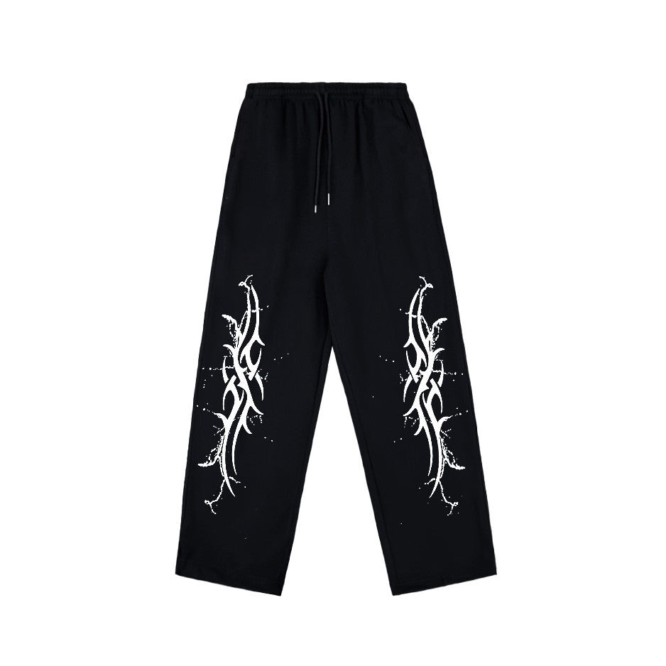 ROKBBK-K/Rokbbk-K Street Dance Fashion Brand JazzhiphopWomen's Four-Piece Printed Dancing TrousersjazzSports Pants