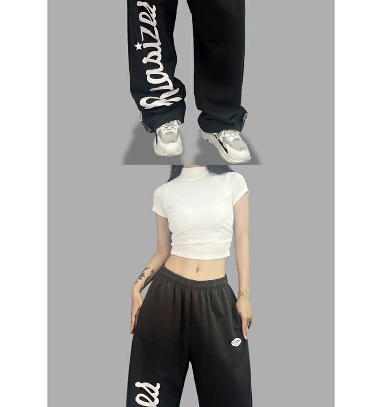 ROKBBK-K/Rokbbk-K Street Dance Fashion Brand Multicolor JazzhiphopTrack Sweatpants Female DancingjazzFashionable Trousers