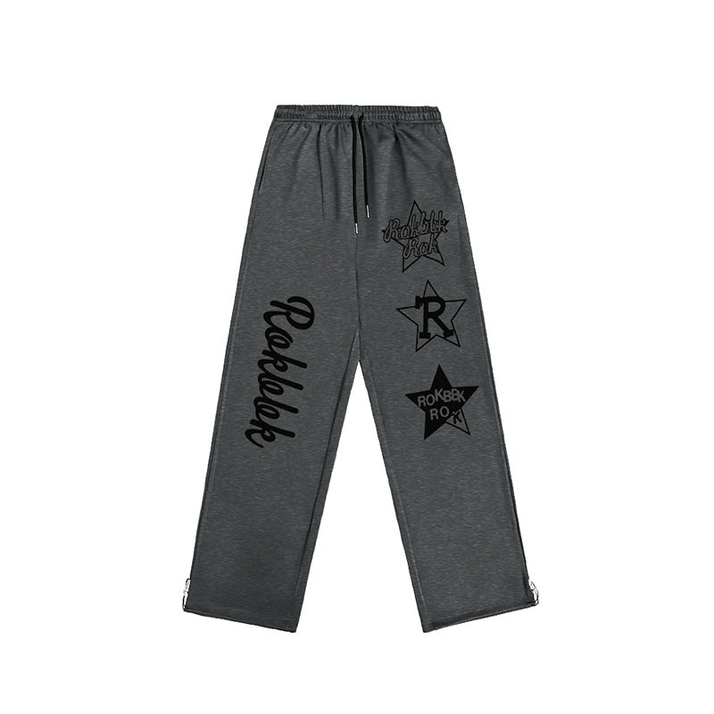 ROKBBK-K/Rokbbk-K Hip Hop Fashion Brand Hip Hop Loose Jazz Dance Sweatpants for WomenhiphopHip Hop Casual Trousers