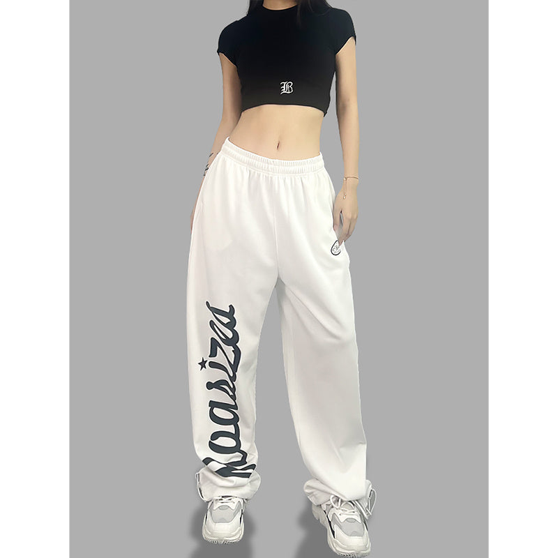 ROKBBK-K/Rokbbk-K Street Dance Fashion Brand Multicolor JazzhiphopTrack Sweatpants Female DancingjazzFashionable Trousers