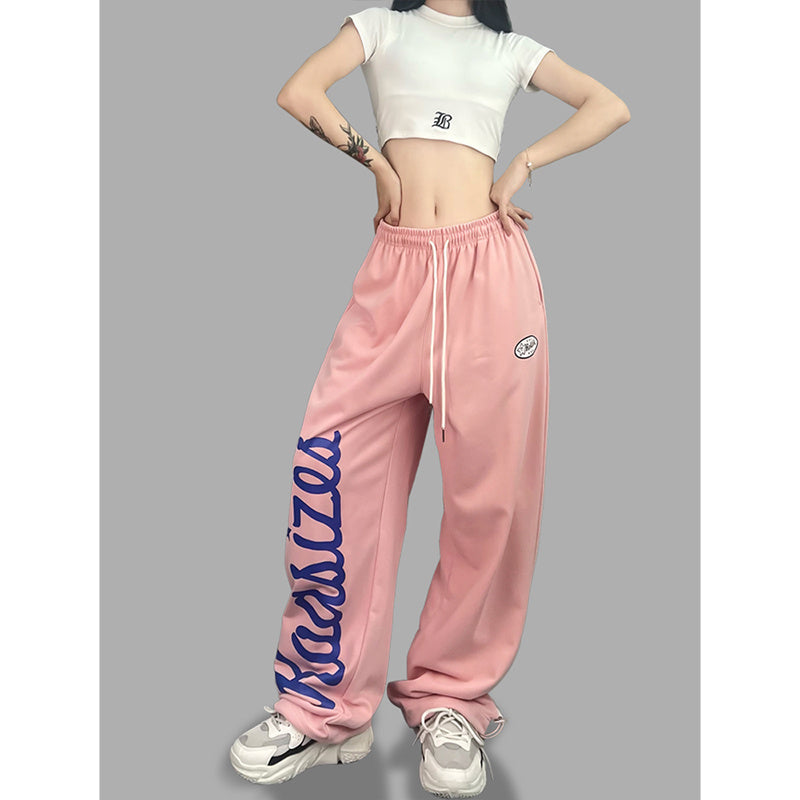 ROKBBK-K/Rokbbk-K Street Dance Fashion Brand Multicolor JazzhiphopTrack Sweatpants Female DancingjazzFashionable Trousers