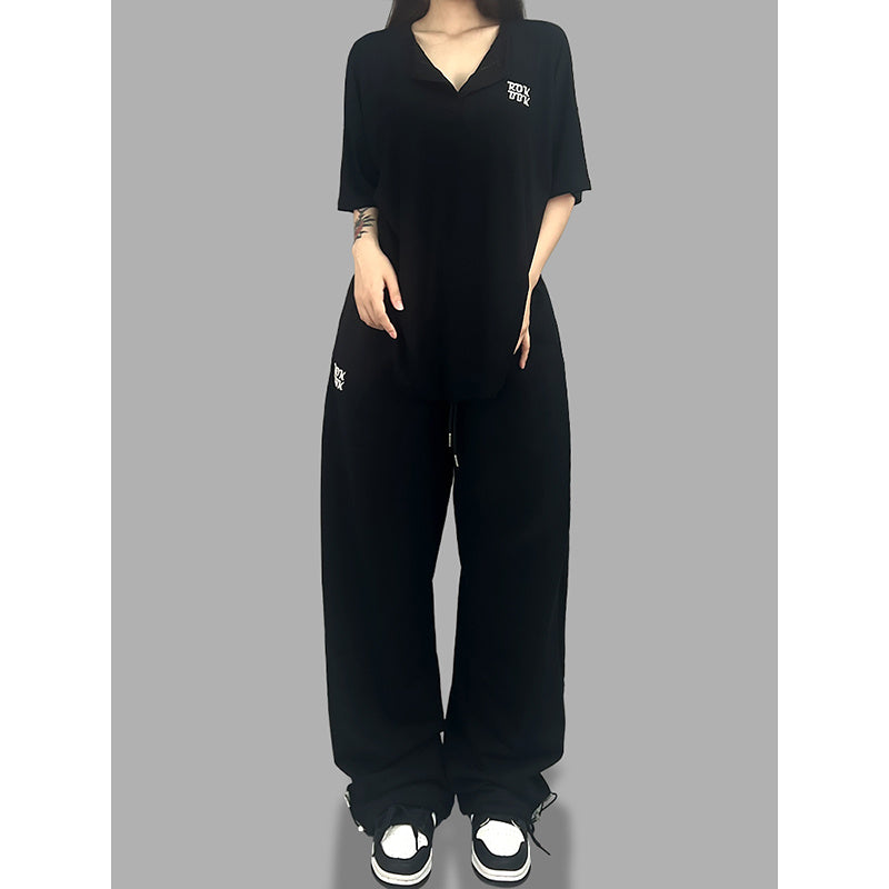 ROKBBK-K/Rokbbk-K Street Dance Fashion Brand Jazz DancejazzDancing Trousers Women's Lazy SportshiphopSuit