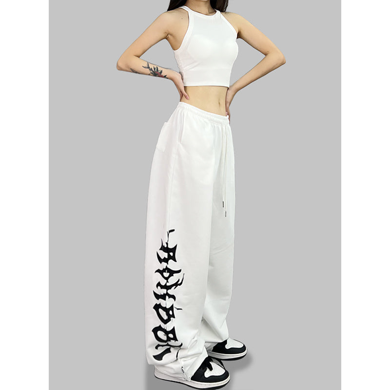 ROKBBK-K/Rokbbk-K Street Dance Fashion Brand JazzhiphopWomen's Printed Trousers on the RightjazzSports Dancing Pants