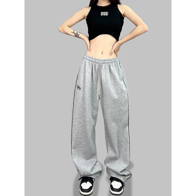 ROKBBK-K/Rokbbk-K Street Dance Fashion Brand Embroidery Line Jazz DancinghiphopWomen's SportsjazzFashionable Trousers