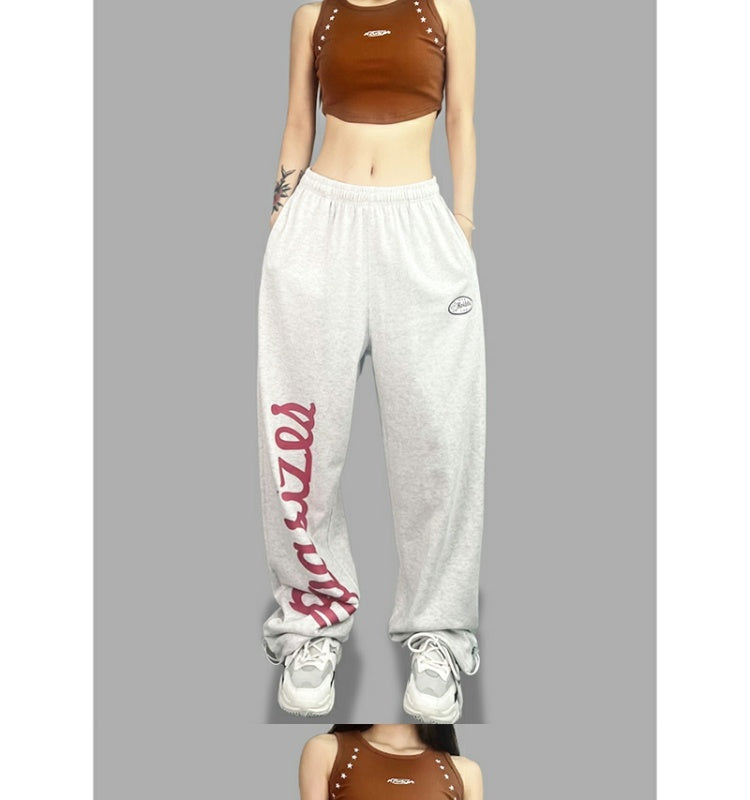 ROKBBK-K/Rokbbk-K Street Dance Fashion Brand Multicolor JazzhiphopTrack Sweatpants Female DancingjazzFashionable Trousers