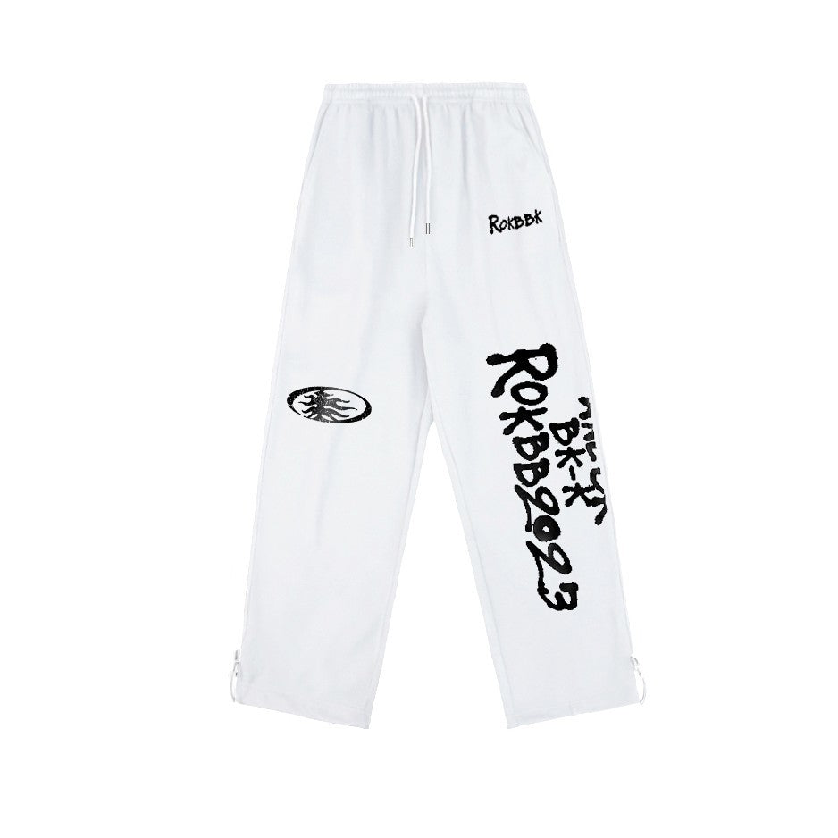 ROKBBK-K/Rokbbk-K Street Dance Fashion Brand Printing Jazz Street DancehiphopWomen's TrousersjazzDancing Sports Pants