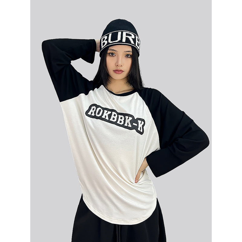 ROKBBK-K/Rokbbk-K Street Dance Fashion Brand Jazz DancehiphopHip Hop Wide Leg Pants Women LoosejazzSports Tide