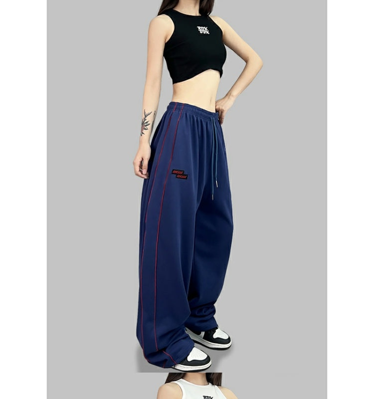 ROKBBK-K/Rokbbk-K Street Dance Fashion Brand Embroidery Line Jazz DancinghiphopWomen's SportsjazzFashionable Trousers