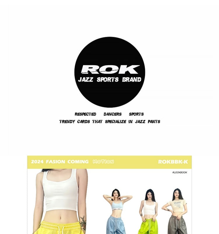 ROKBBK-K/Rokbbk-K Street Dance Fashion Brand Multi-Color DancingjazzQuick-Drying Sports JazzhiphopWomen's Trousers