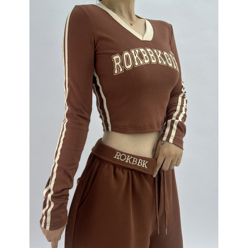 ROKBBK-K/Rokbbk-K Street DancehiphopJazz DancejazzPants Women's Hip Hop Loose Trousers Suit Clothing