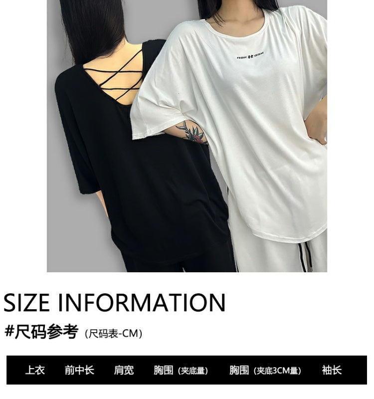 ROKBBK-K/Rokbbk-K Hip Hop Fashion Brand Lazy Hip Hop Loose Top Female Jazz Dance Sports LeisureTT-shirt Fashion