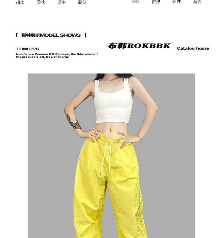 ROKBBK-K/Rokbbk-K Street Dance Fashion Brand Multi-Color DancingjazzQuick-Drying Sports JazzhiphopWomen's Trousers