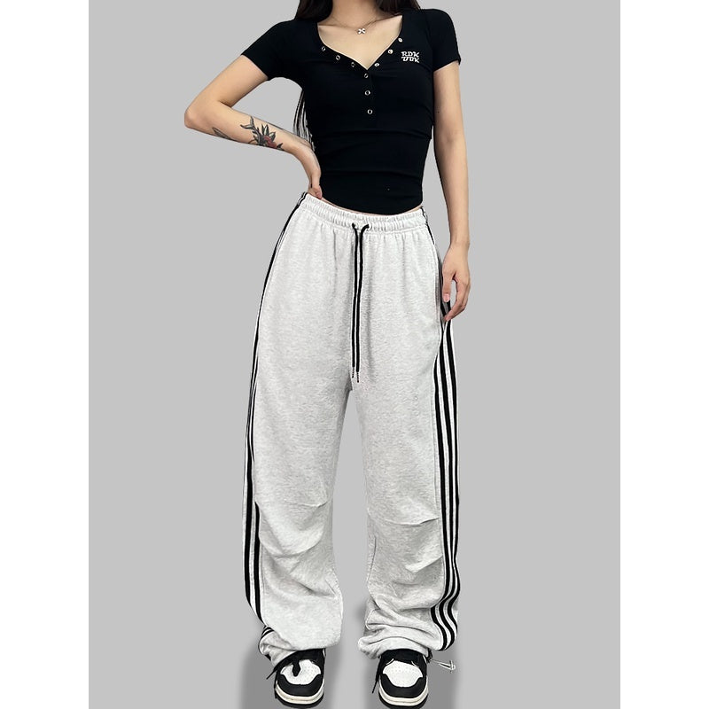 Street Dance Fashion Jazz SportsjazzWomen's Knee Pleated Dancing TrousershiphopTide