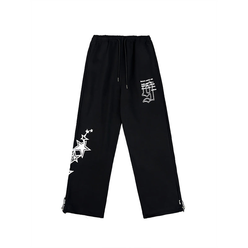 ROKBBK-K/Rokbbk-K Street Dance Fashion Brand Jazz DancehiphopHip Hop Wide Leg Pants Women LoosejazzSports Tide